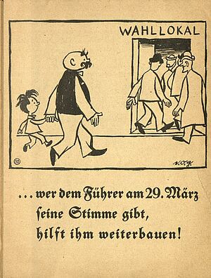 e.o. plauens Vater und Sohn in NS-Propagandabroschüre