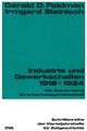 Industrie und Gewerkschaften 1918 - 1924.